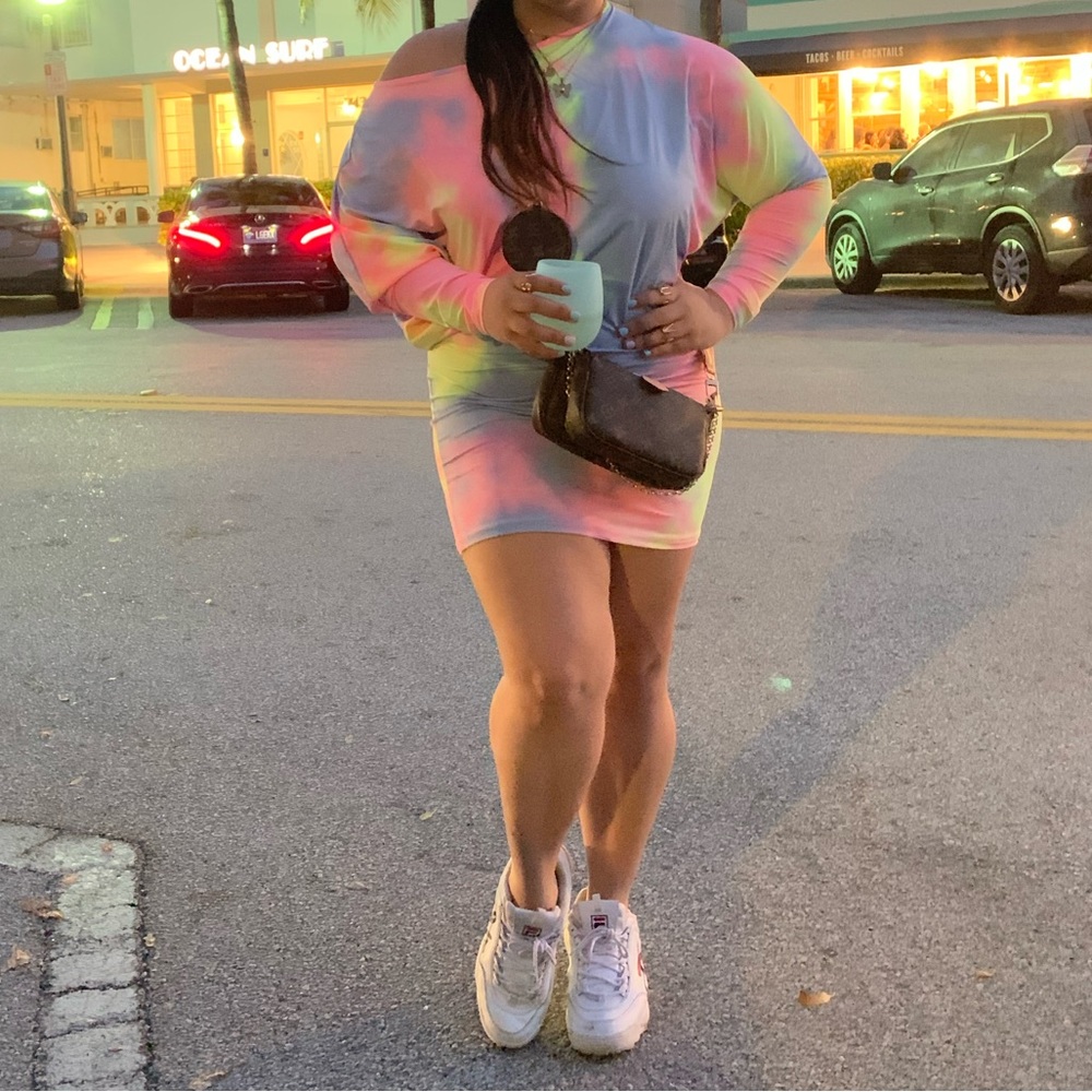 Multicolor Tunic Dress